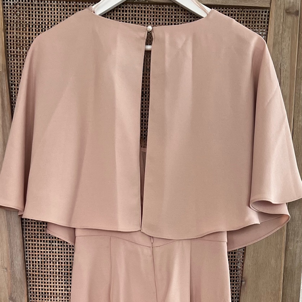 NEW Zara women Elegant Cape Pants Jumpsuit Size XS - Picture 4 of 5